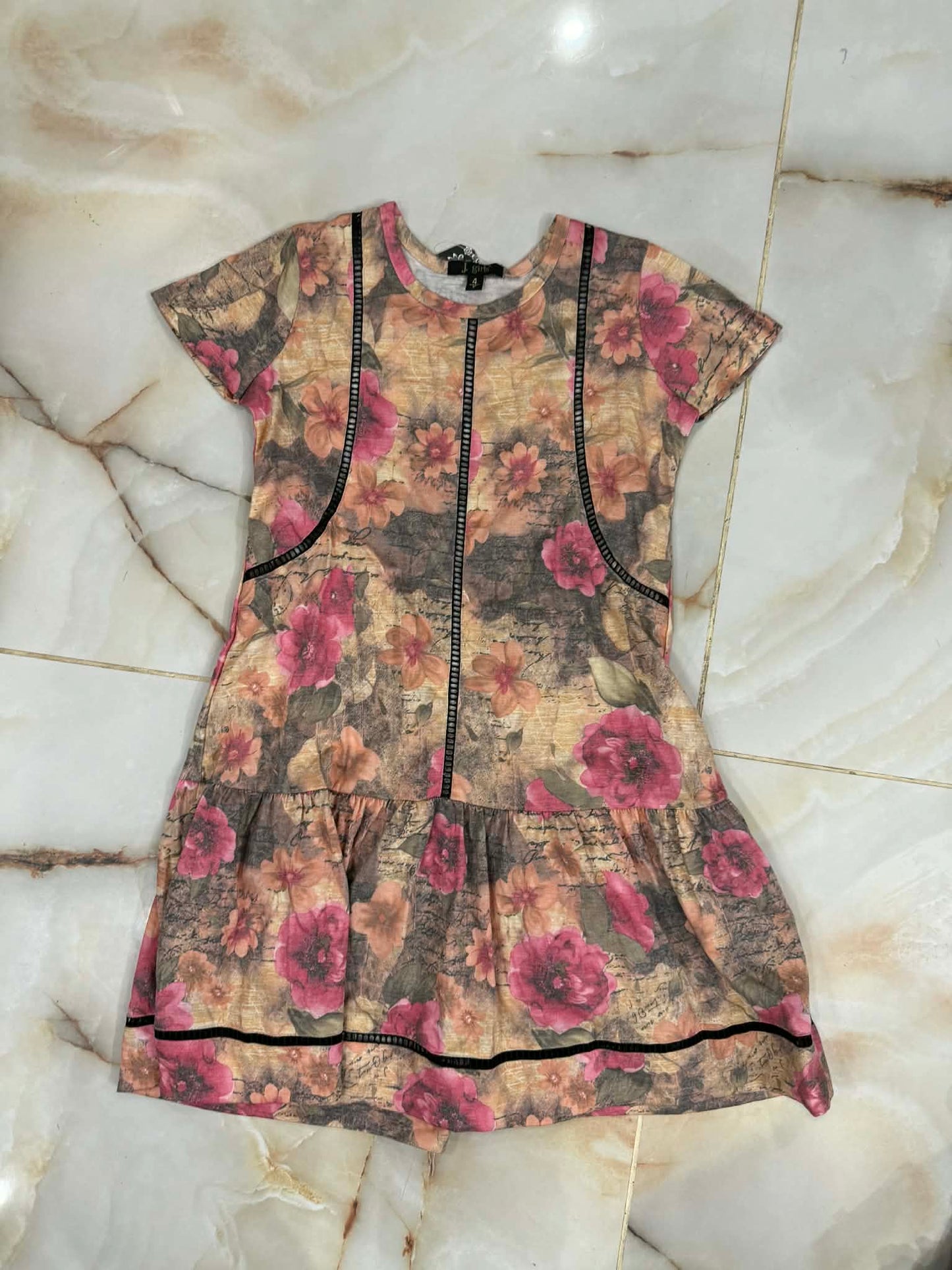 j. 01 pc stitch kurti girls / multi