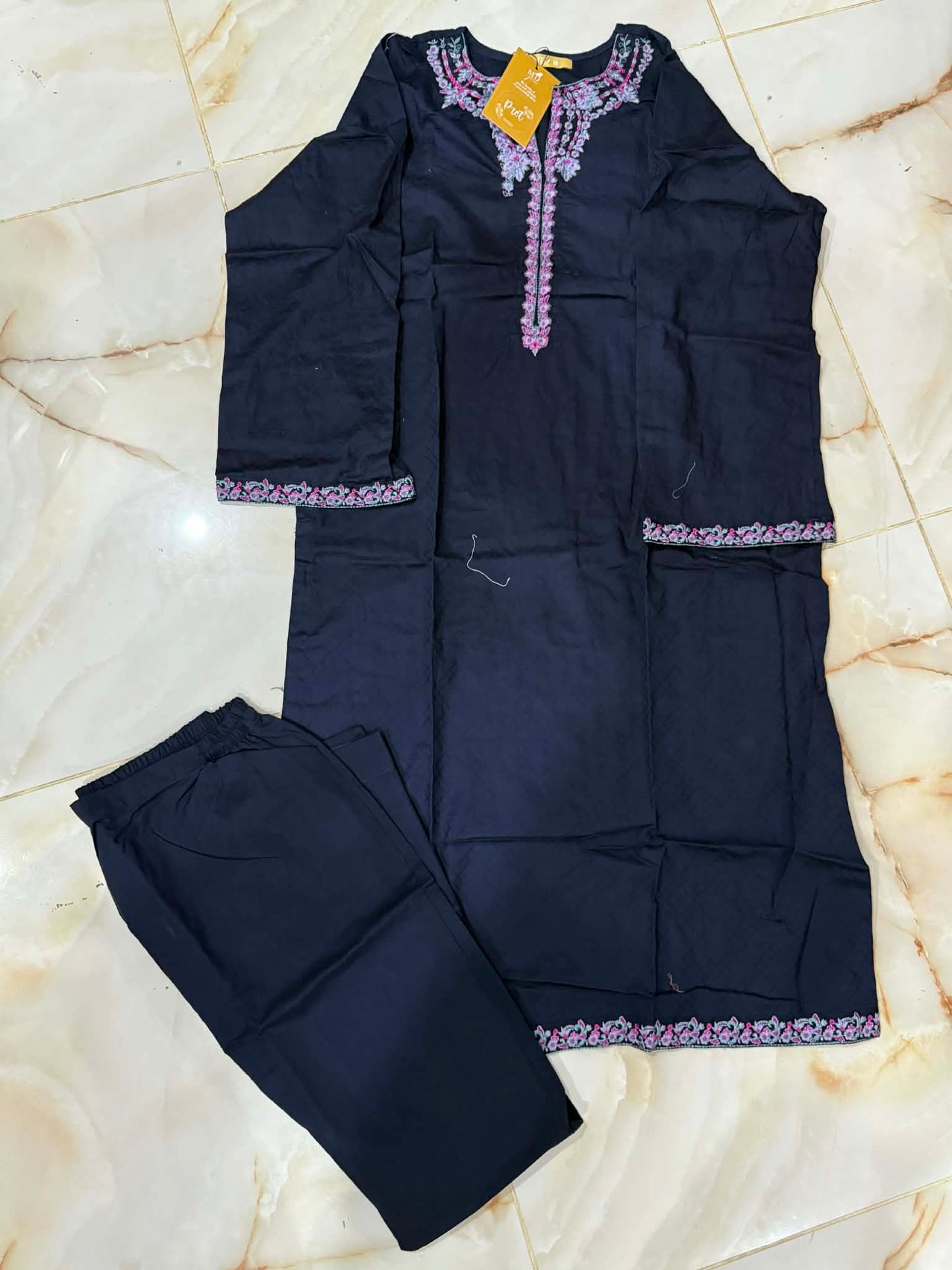 MTJ 02 PC STITCH SUIT / NAVY BLUE-3060