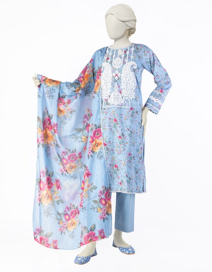 j. 02 pc stitch suit / blue -108