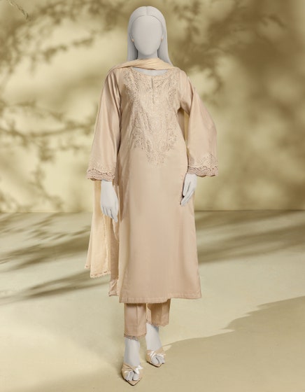 J. 03 PC STITCH SUIT / BEIGE -241
