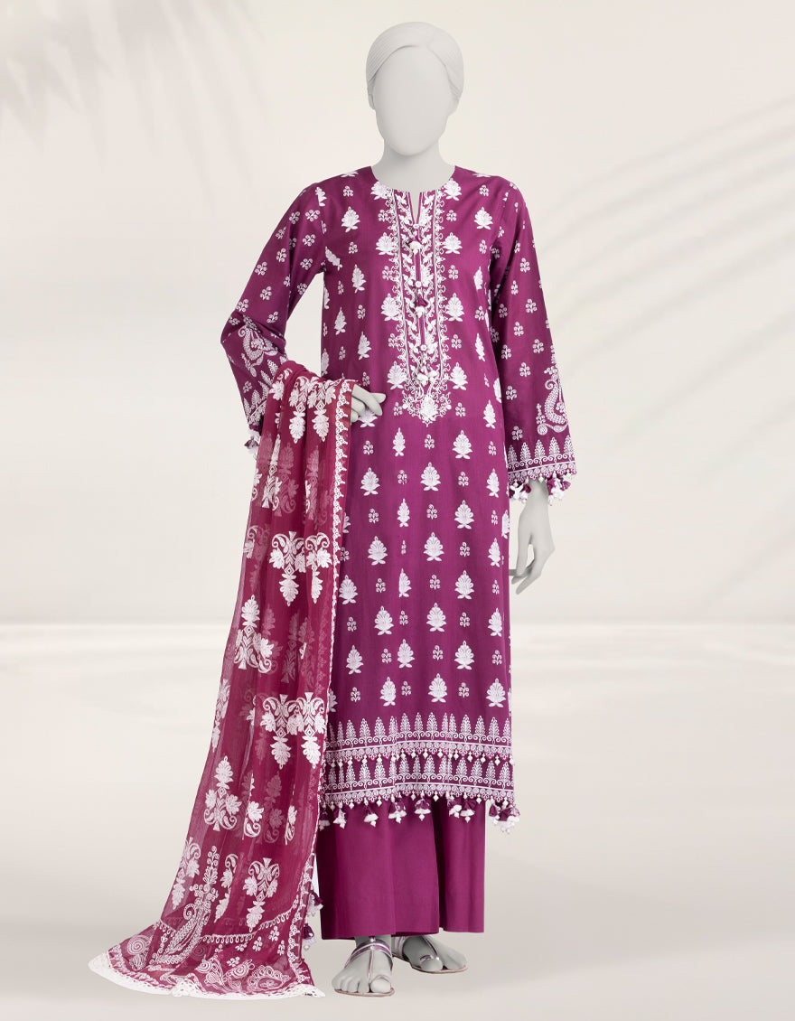 j. 02 pc stitch suit / purple -960