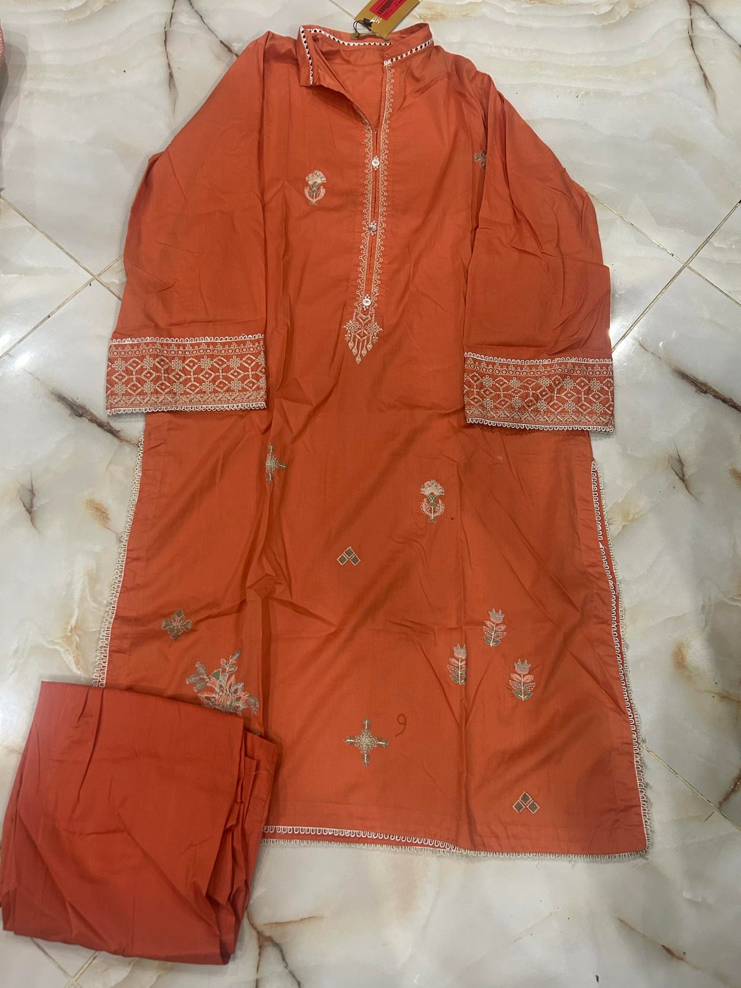 MTJ 02 PC STITCH SUIT / RUST -3428
