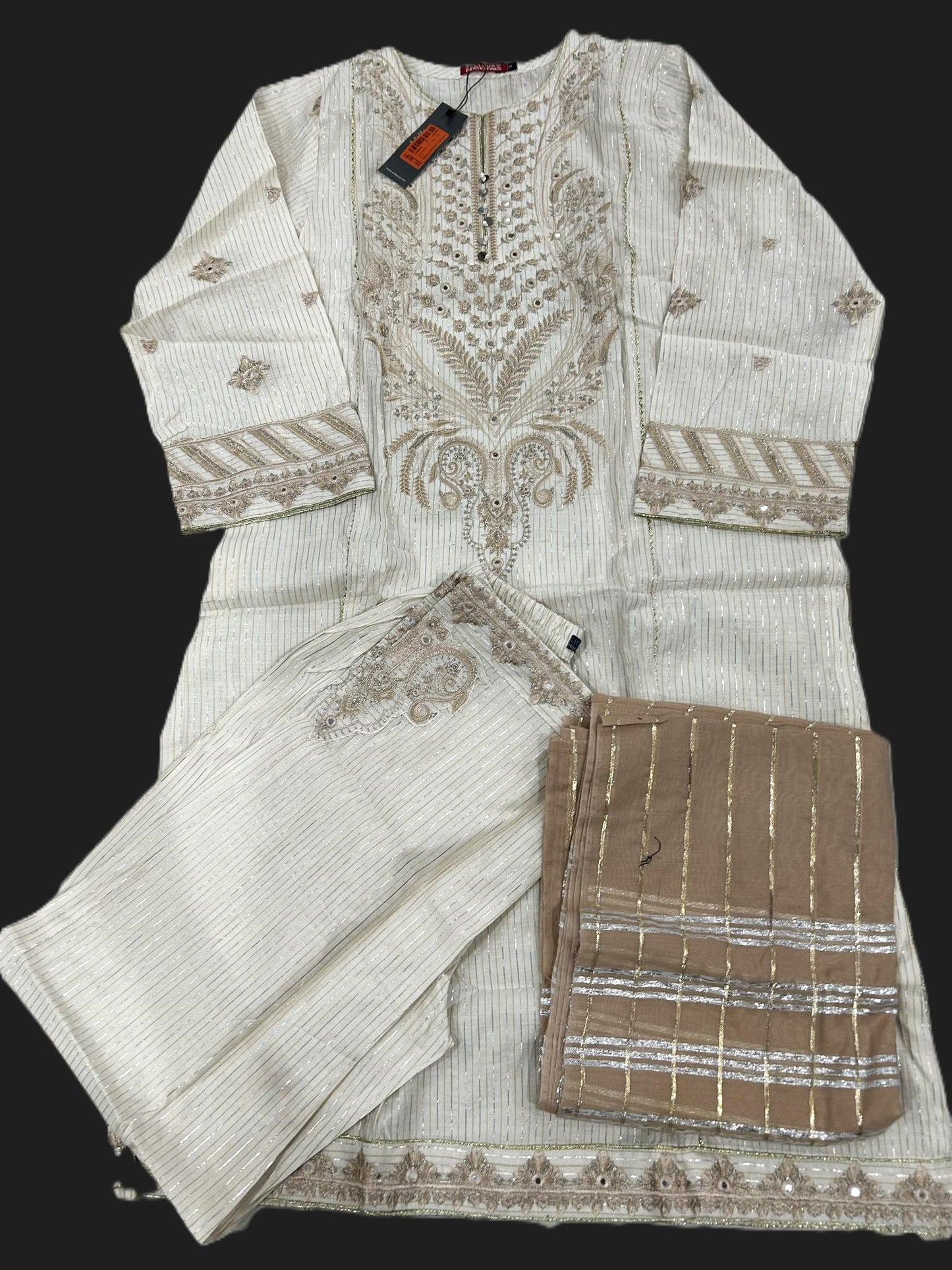 ZELLBURY.3PC.STITCH/WOMEN-CHICKENKARI