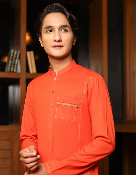 J.KURTA STITCH-1PC/TEEN-ORANGE