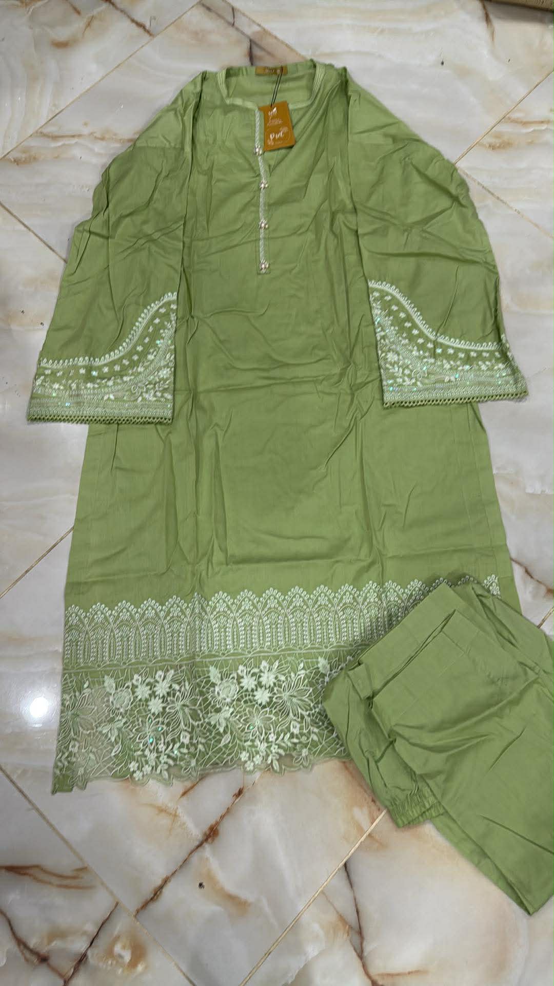 MTJ 02 PC STITCH SUIT / GREEN -3259