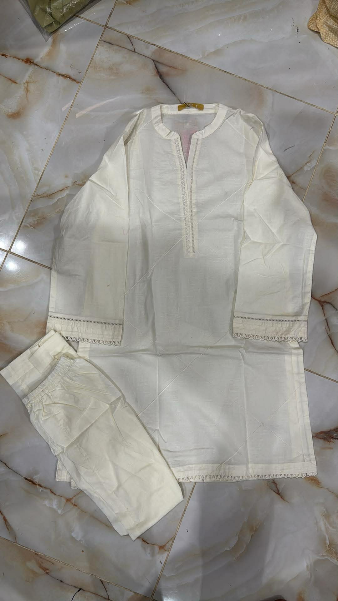 MTJ 02 PC STITCH SUIT / WHITE