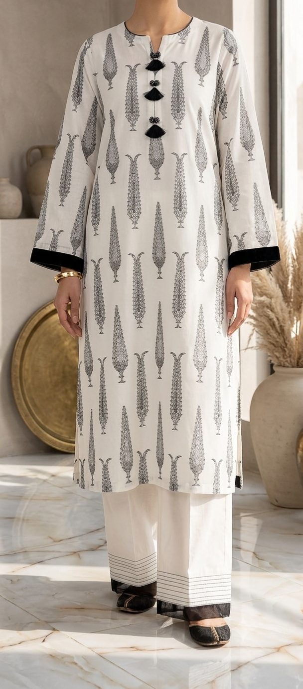 ALMIRA 02 PC STITCH /SHIRT TROUSER