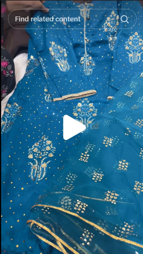 J.3PC STITCH/WOMEN-TEAL BLUE