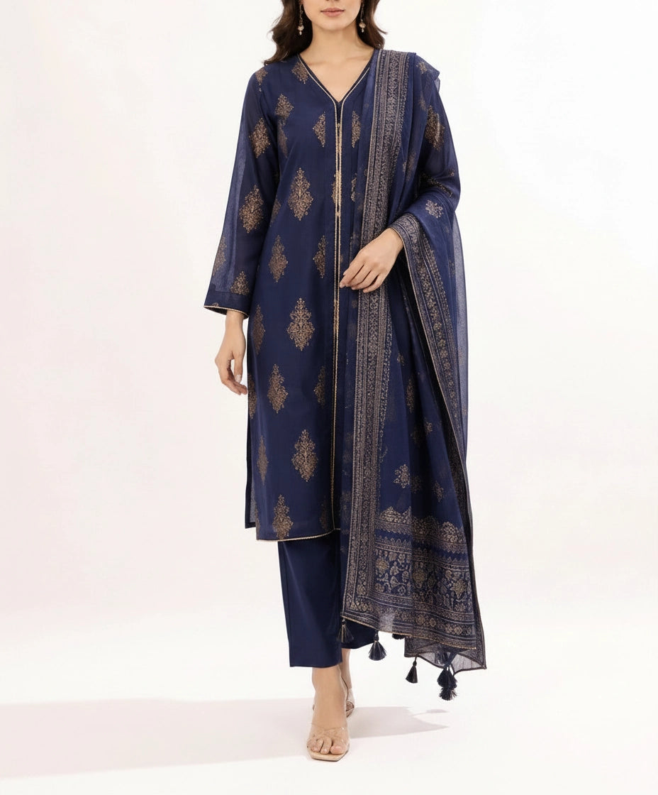 Saya 03pc Stitch/M Blue wp3j-138