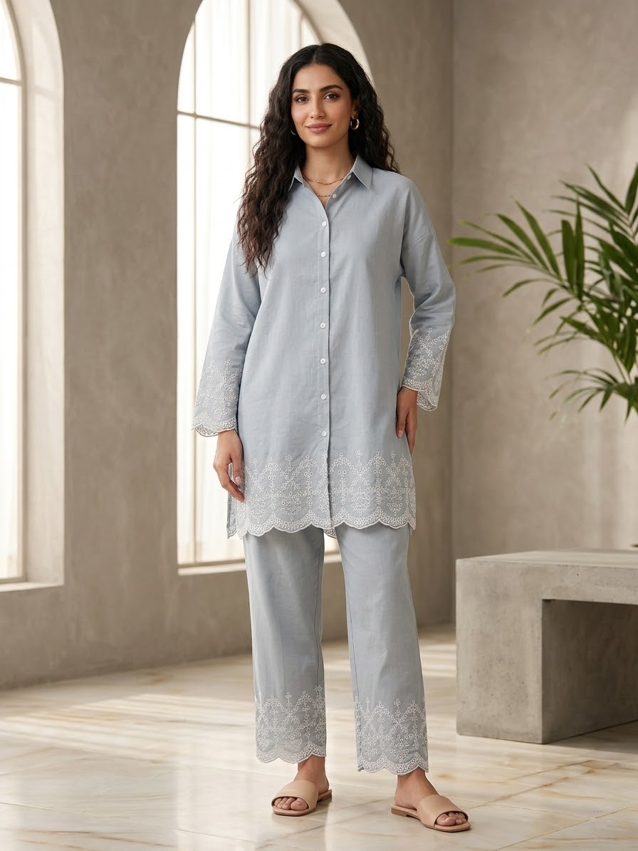 SAYA 02 PC EMB SITCH SUIT / 1266