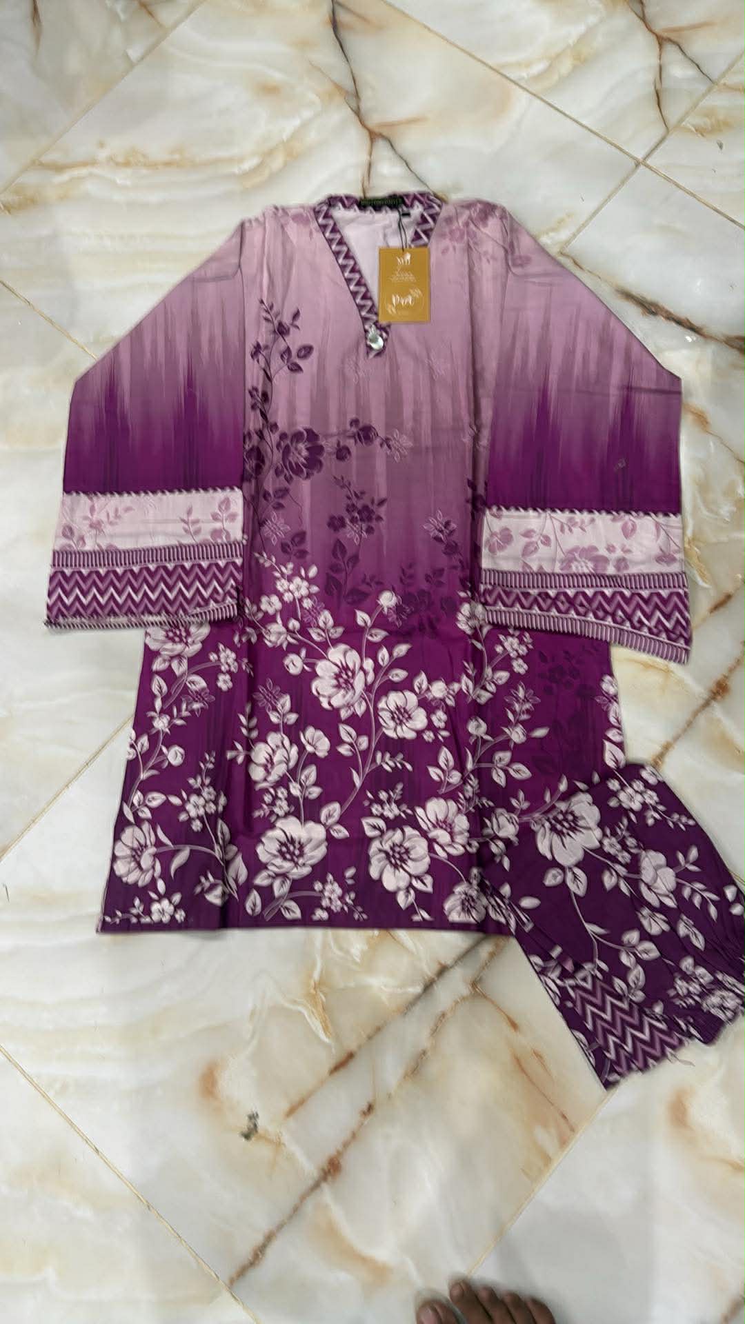 MTJ 02 PC STITCH SUIT / PURPLE -3937