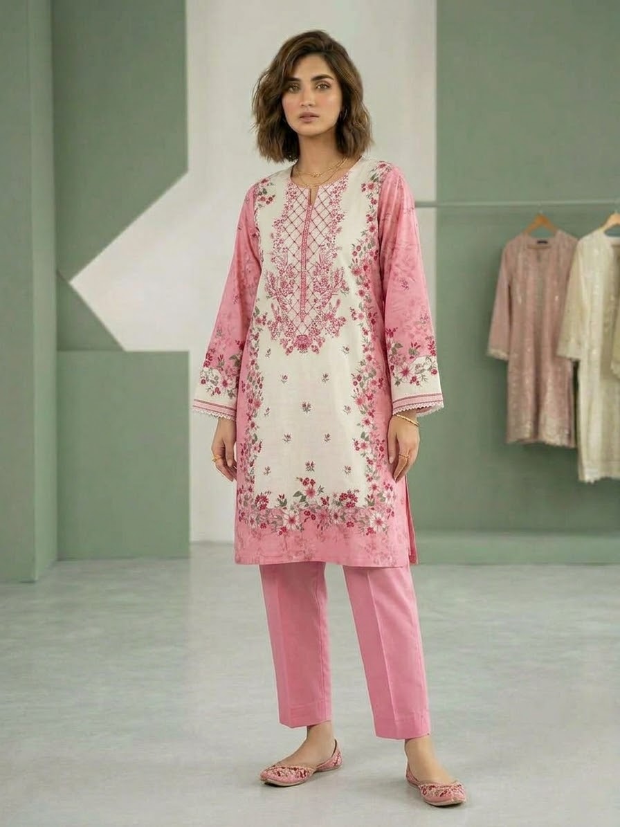 Zellbury 2pc Stitch emb suit