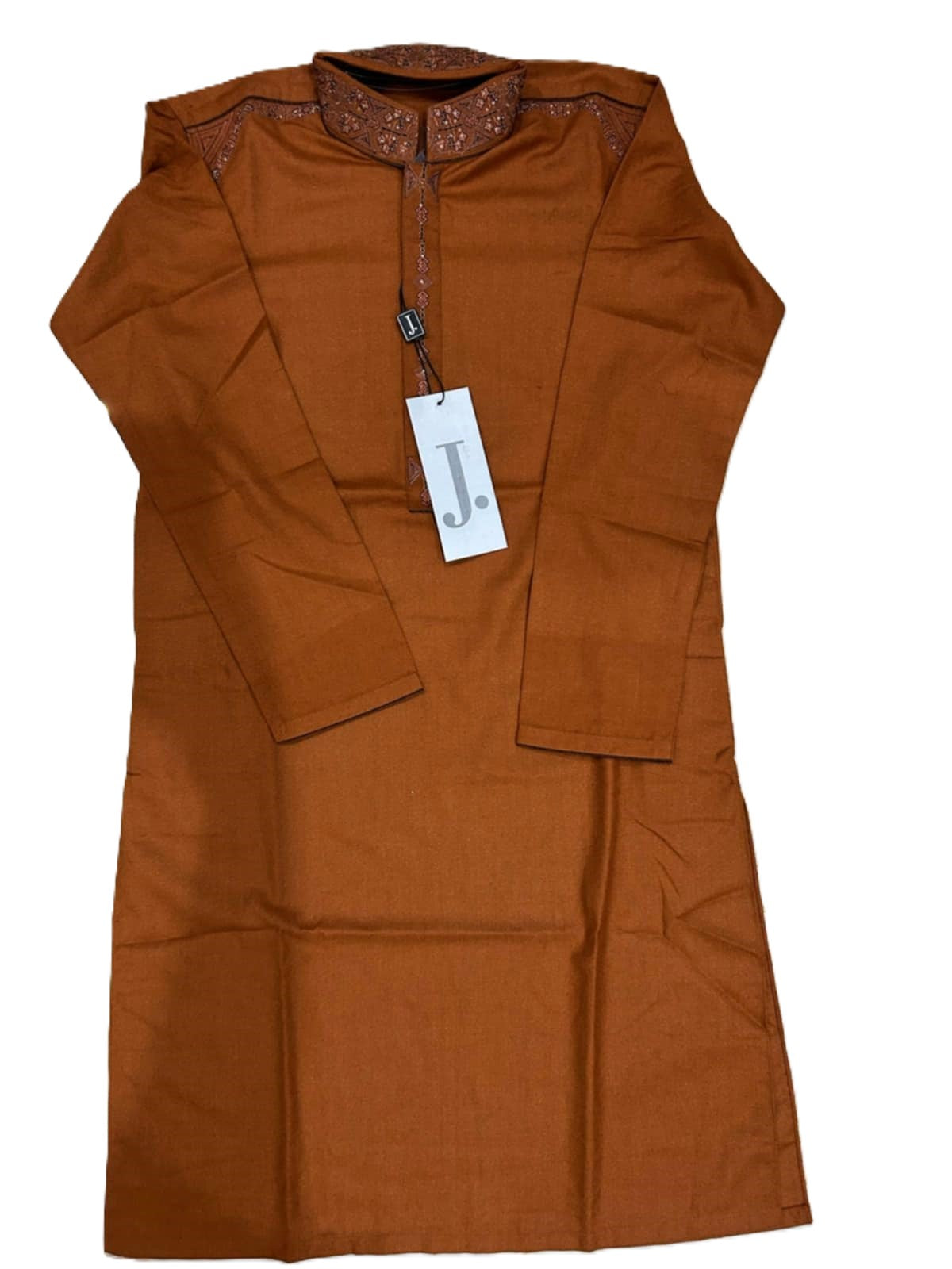 J.KURTA-1PC/TEEN-RUST