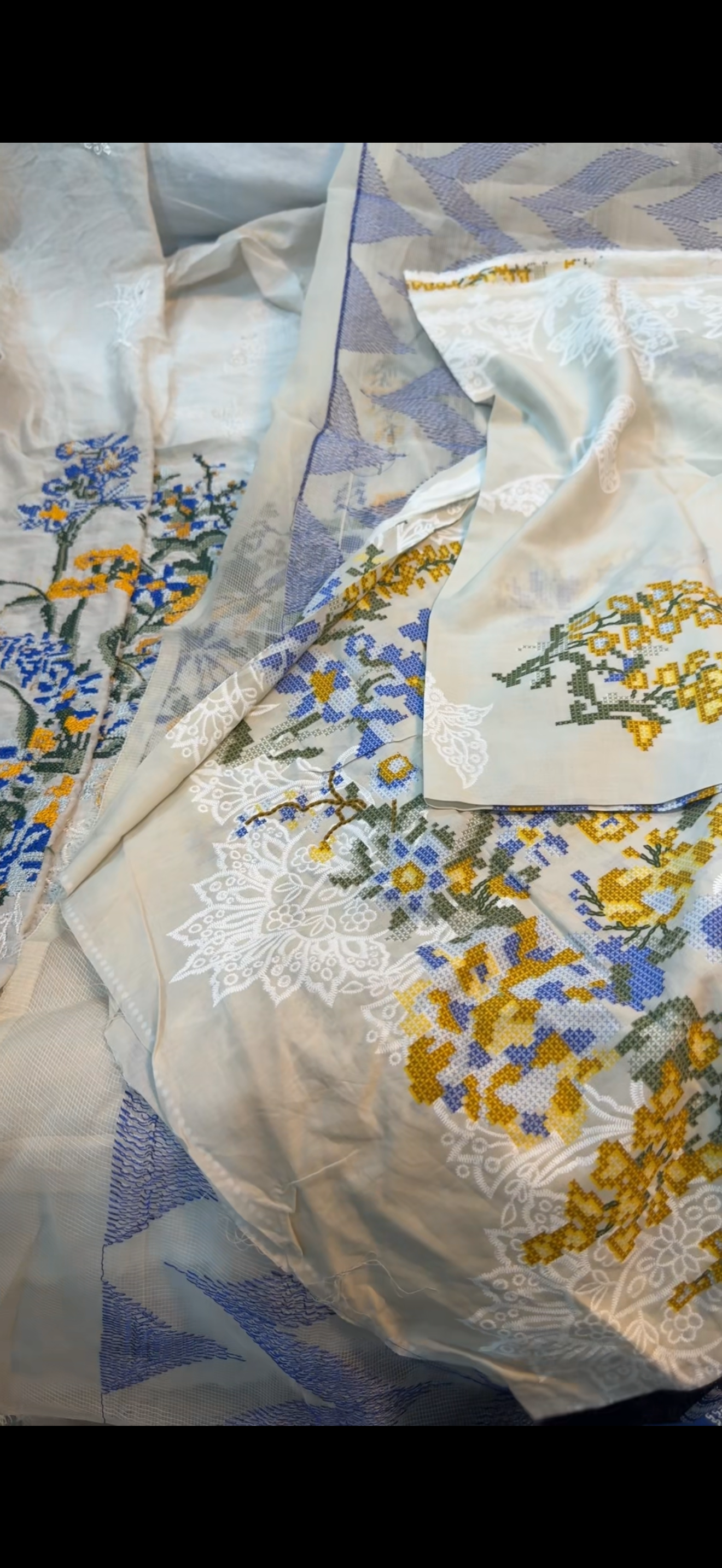 sanasafinaz 03 pc unstitch suit