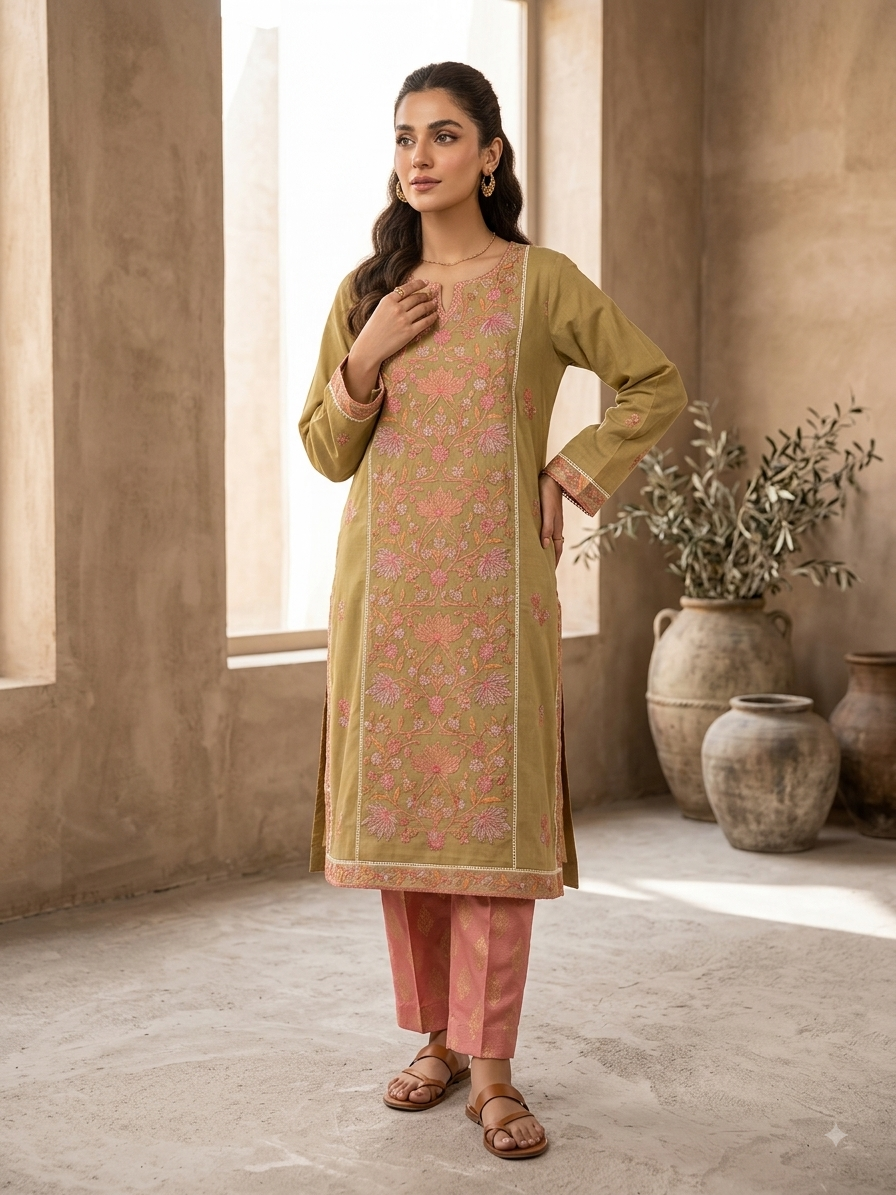 ZELLBURY 2PC STITCH EMB LAWN