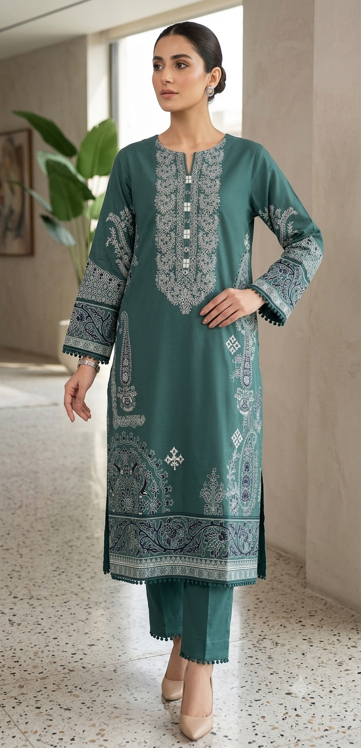 KHAADI 02 PC STITCH SUIT