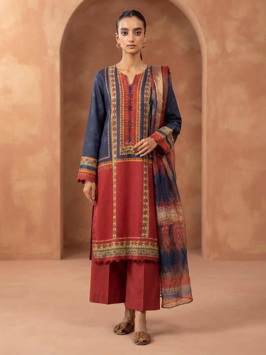 BEECHTREE 03PC UNSTITCH karandi