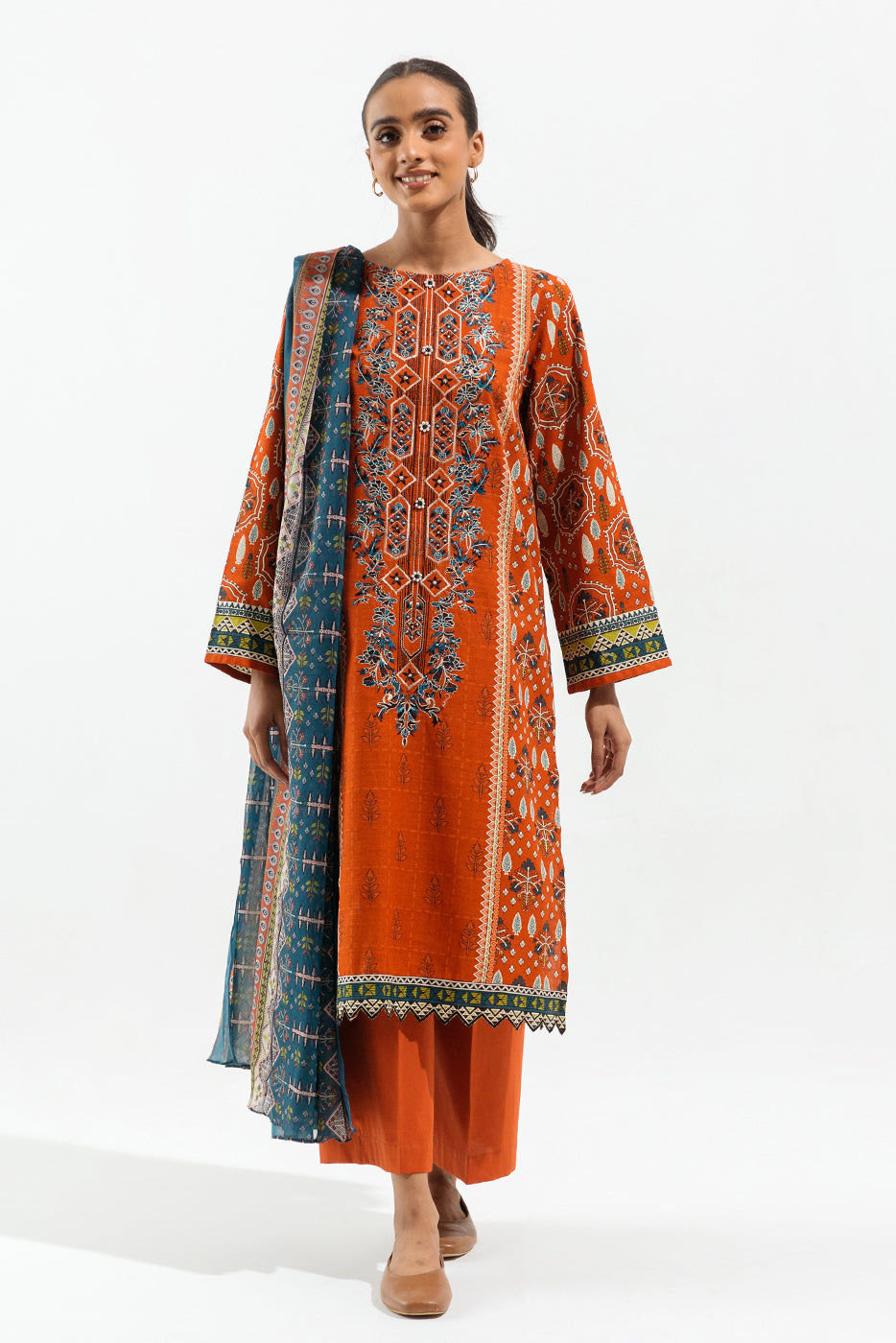 BECHTREE 02 PC UNSTITCH SUIT / RUST