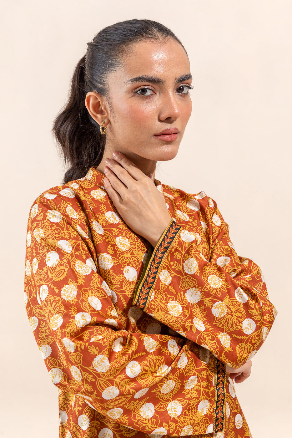 BEECHTREE 02 PC UNSTITCH SUIT / ORANGE