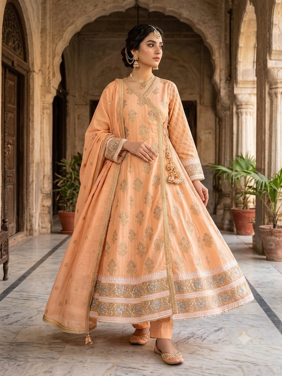 AL MIRAH 02PC STITCH EMB HEAVY LUXURY FORMAL