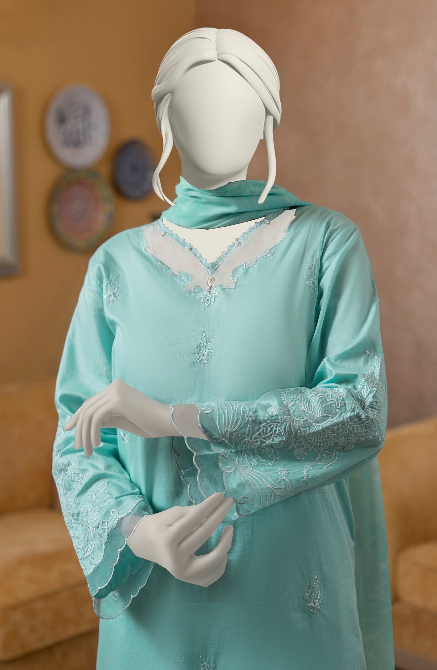 MTJ 03 PC STITCH SUIT / SKY BLUE