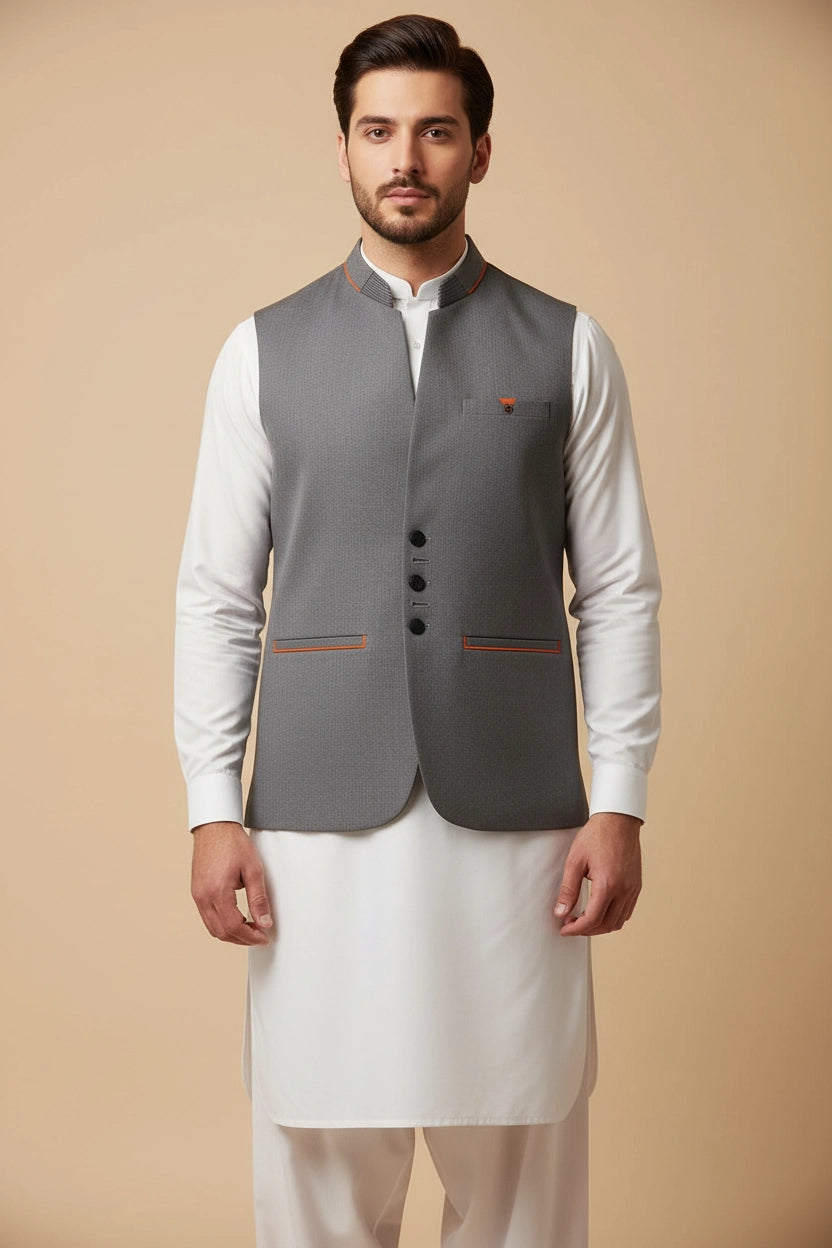 ALMIRA 01 PC WASTCOAT / GREY