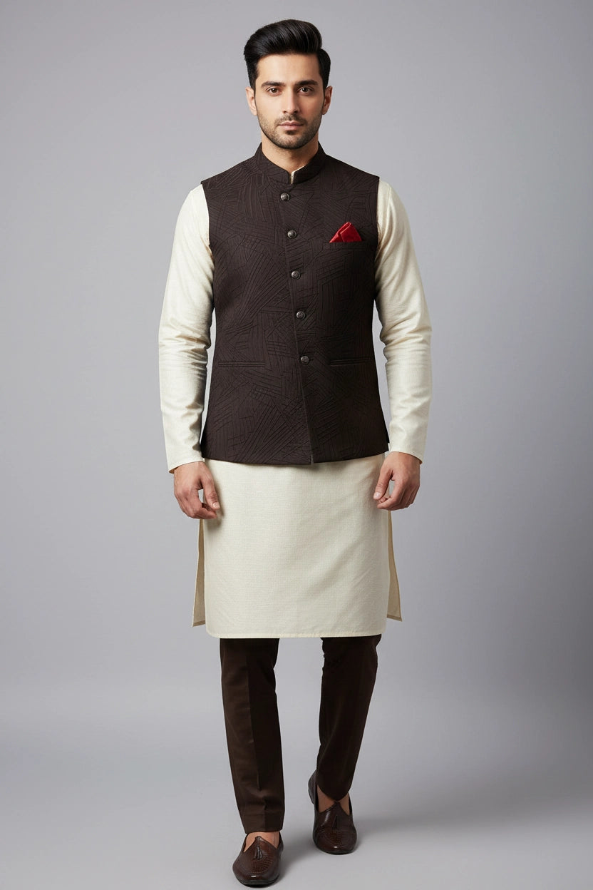 ALMIRA 01 PC WASTCOAT / BLACK