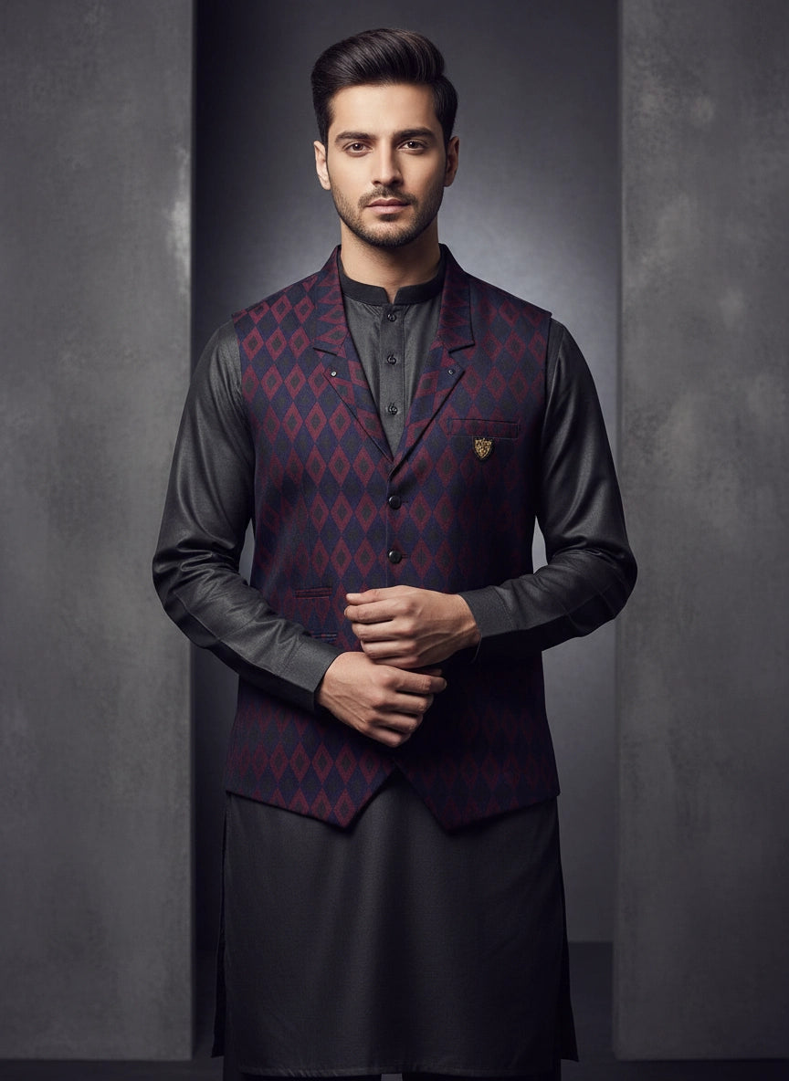 ALMIRA 01 PC WASTCOAT / RED