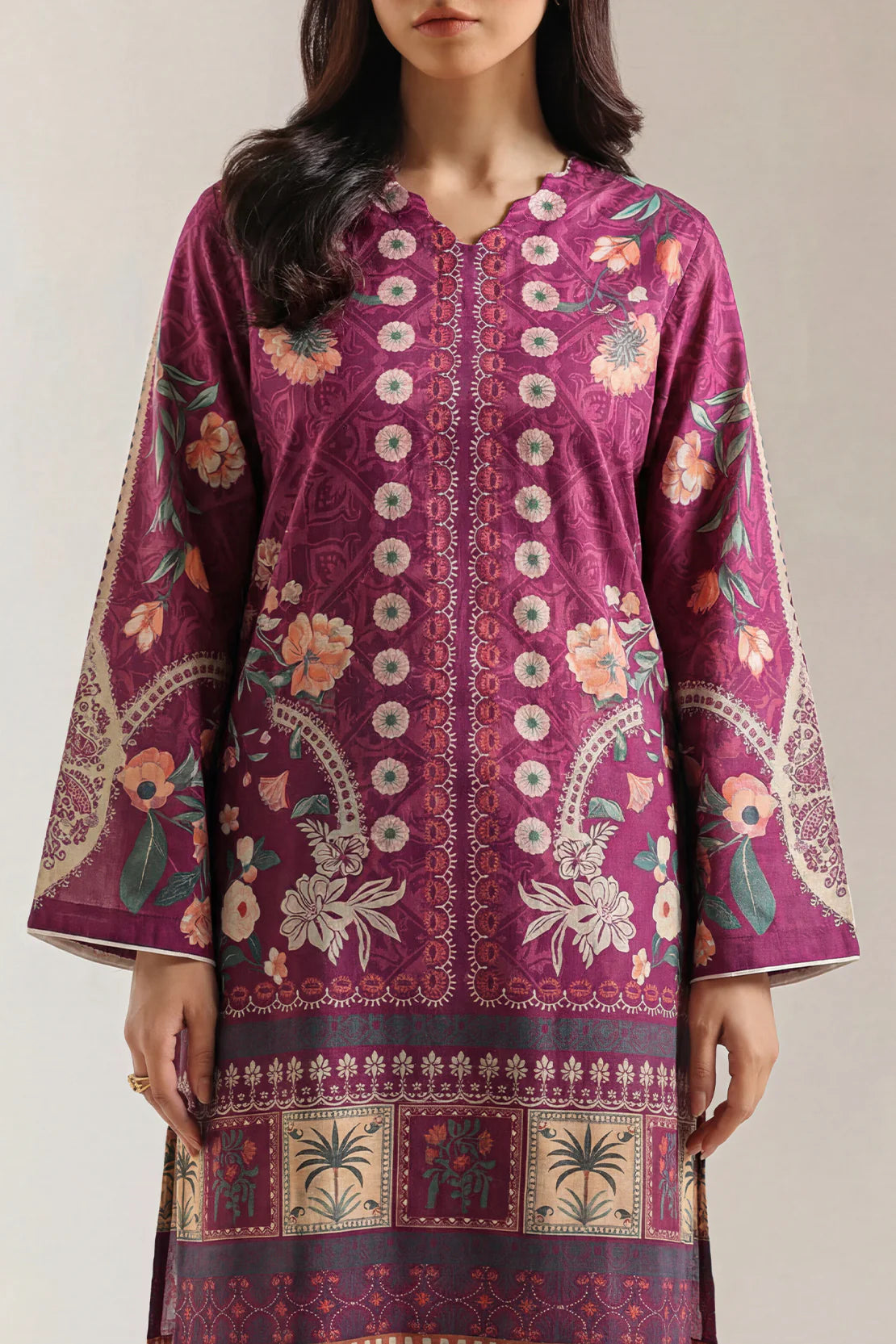 SAYA 02PC STITCH S+T/PURPLE-2651