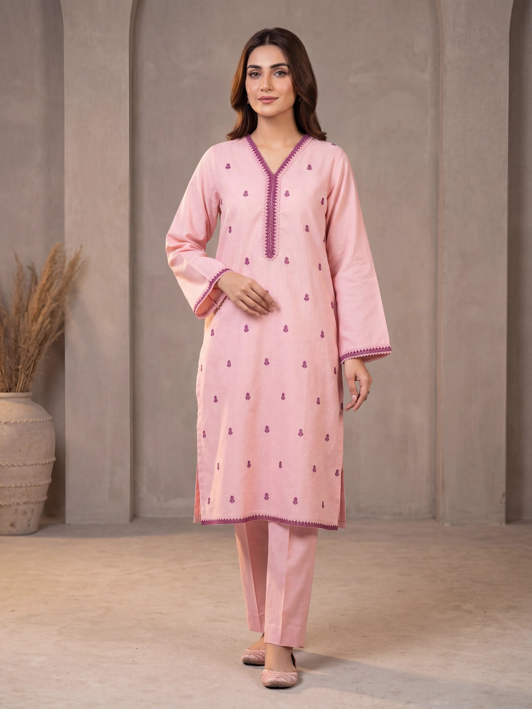 SAYA 02PC STITCH S+T/PINK-1016