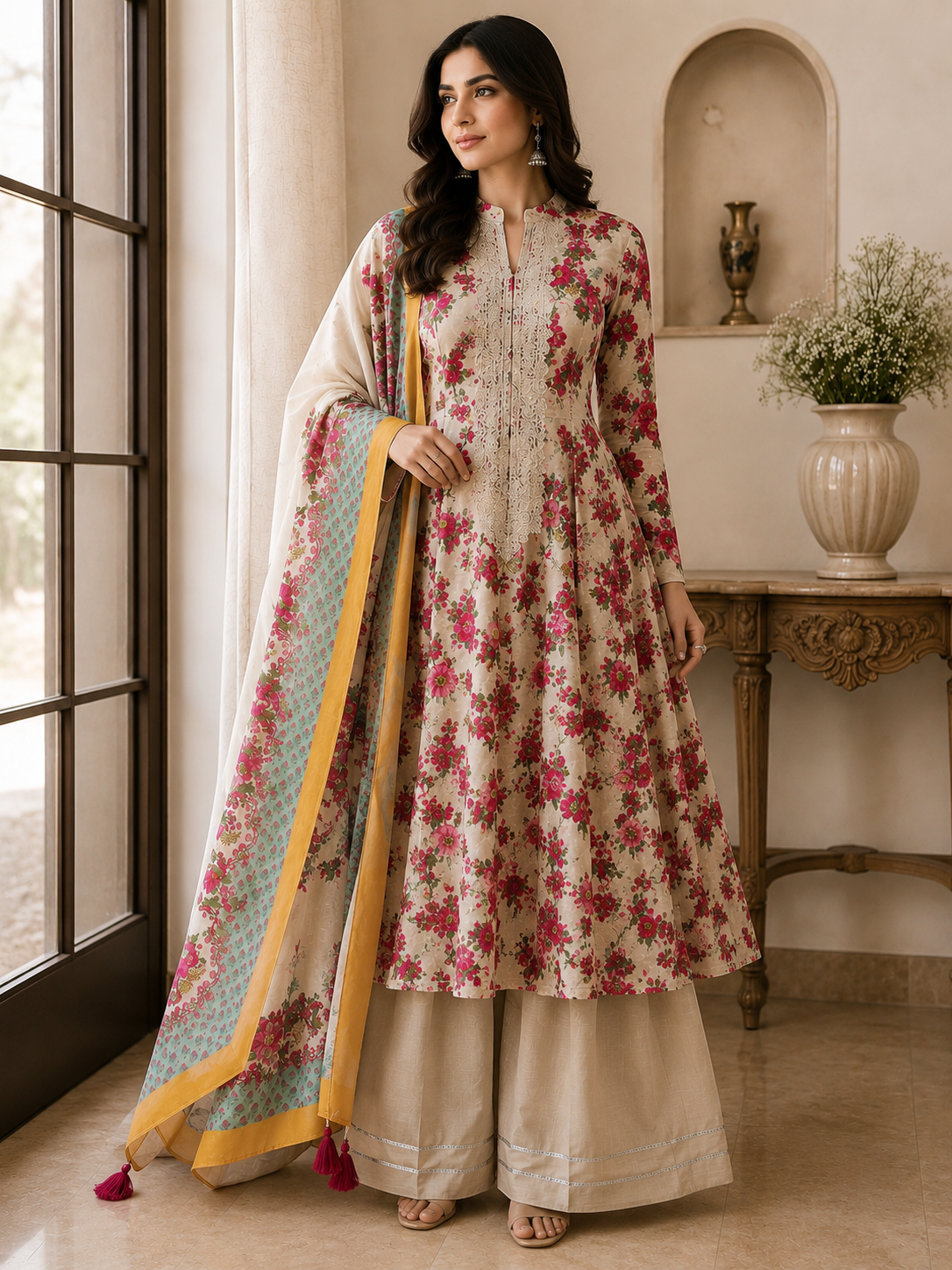 KHAADI 03PC FORMAL STITCH/ TWILIGHT- 001