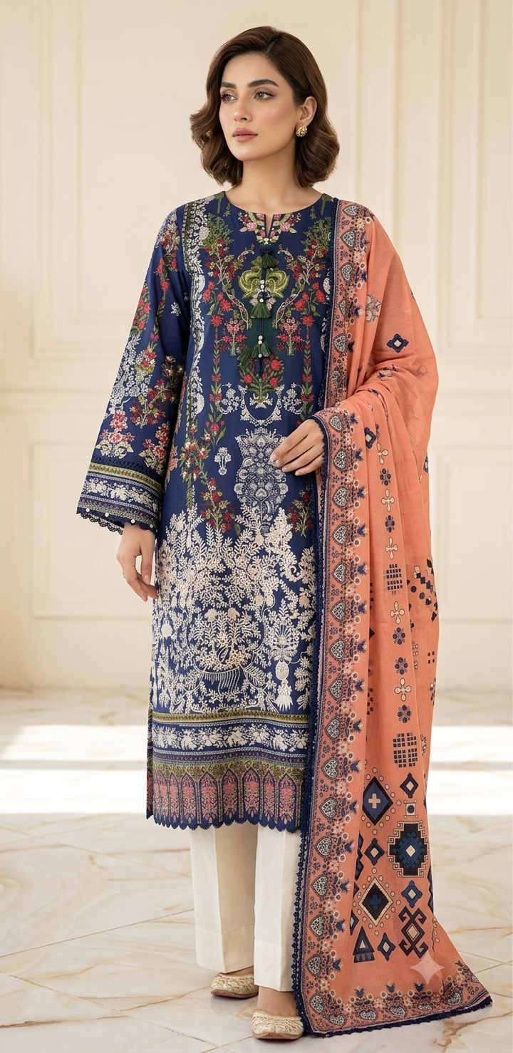 J. 03PC STITCH/ BLUE FLORAL-004