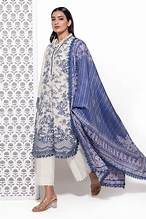 KHAADI 03 PC UNSTITCH SUIT / GREY