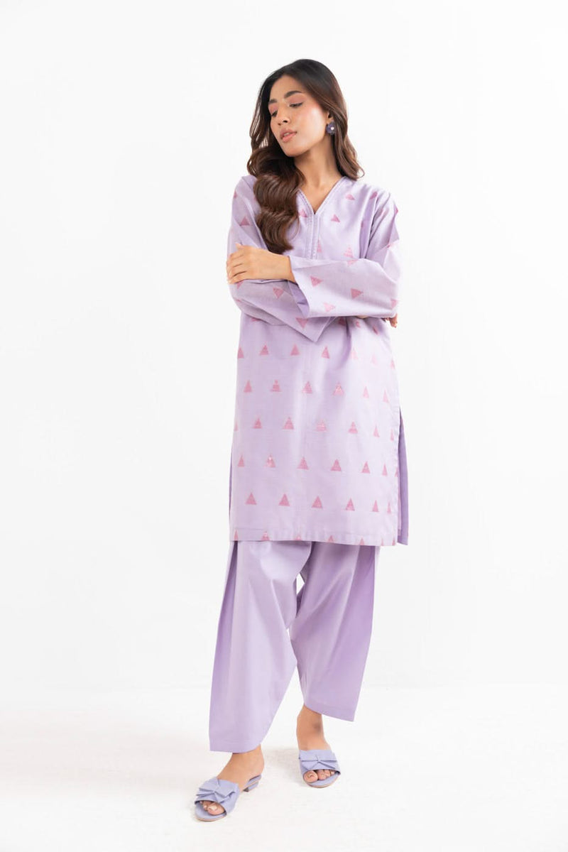 AL KARAM 02 PC STITCH SUIT / LILAC