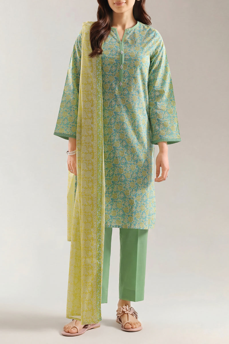 SAYA 03 PC STITCH SUIT / GREEN -739