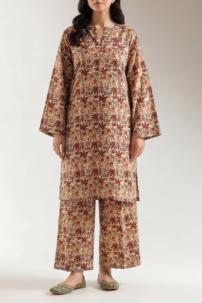 saya 02 pc stitch suit / biege -2416