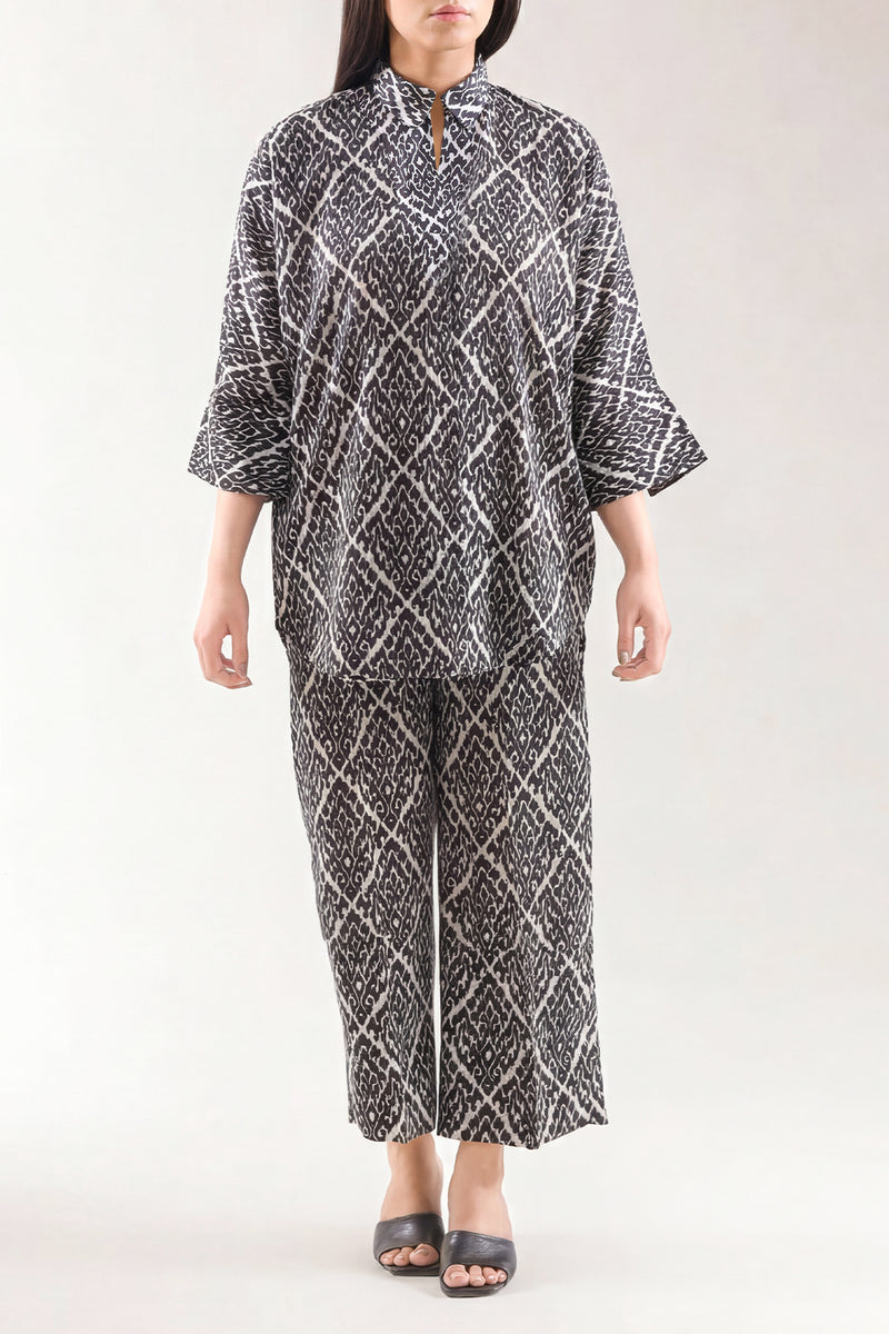 saya 02 pc stitch suit / black -2247
