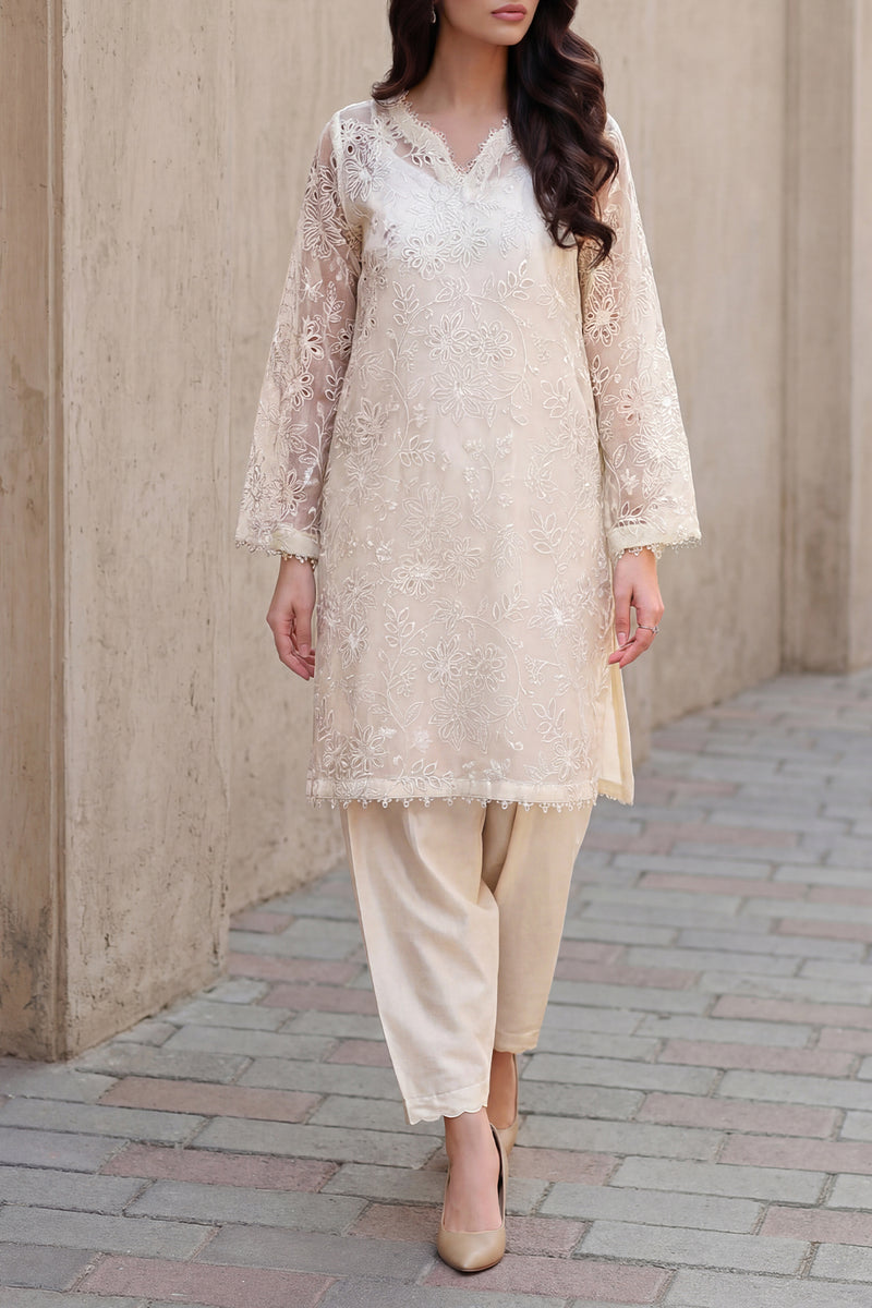 saya 02 pc stitch suit / white -210