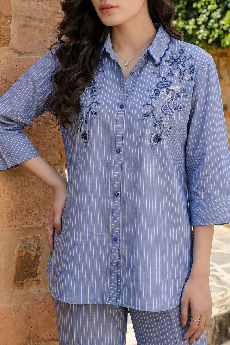 SAYA 02PC STITCH S+T/ DENIM BLUE-1230