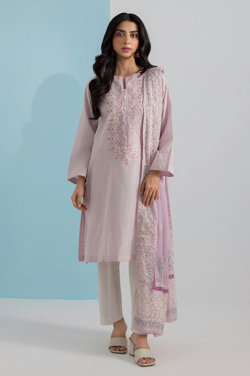 ZELLBURY 02 PC STITCH / SHIRT / TOURSER / PINK