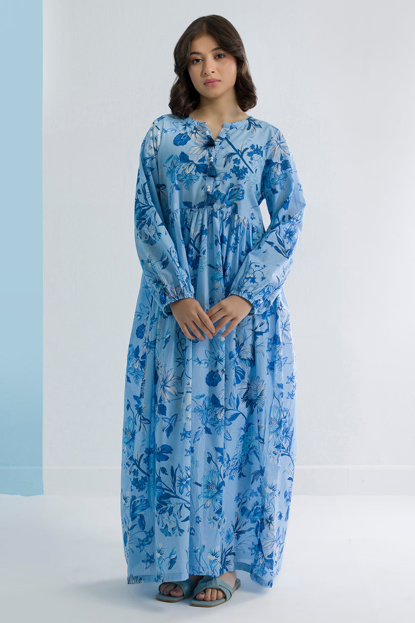 ZELLBURY 01 PC STITCH TUNICS / SKY BLUE -0133746