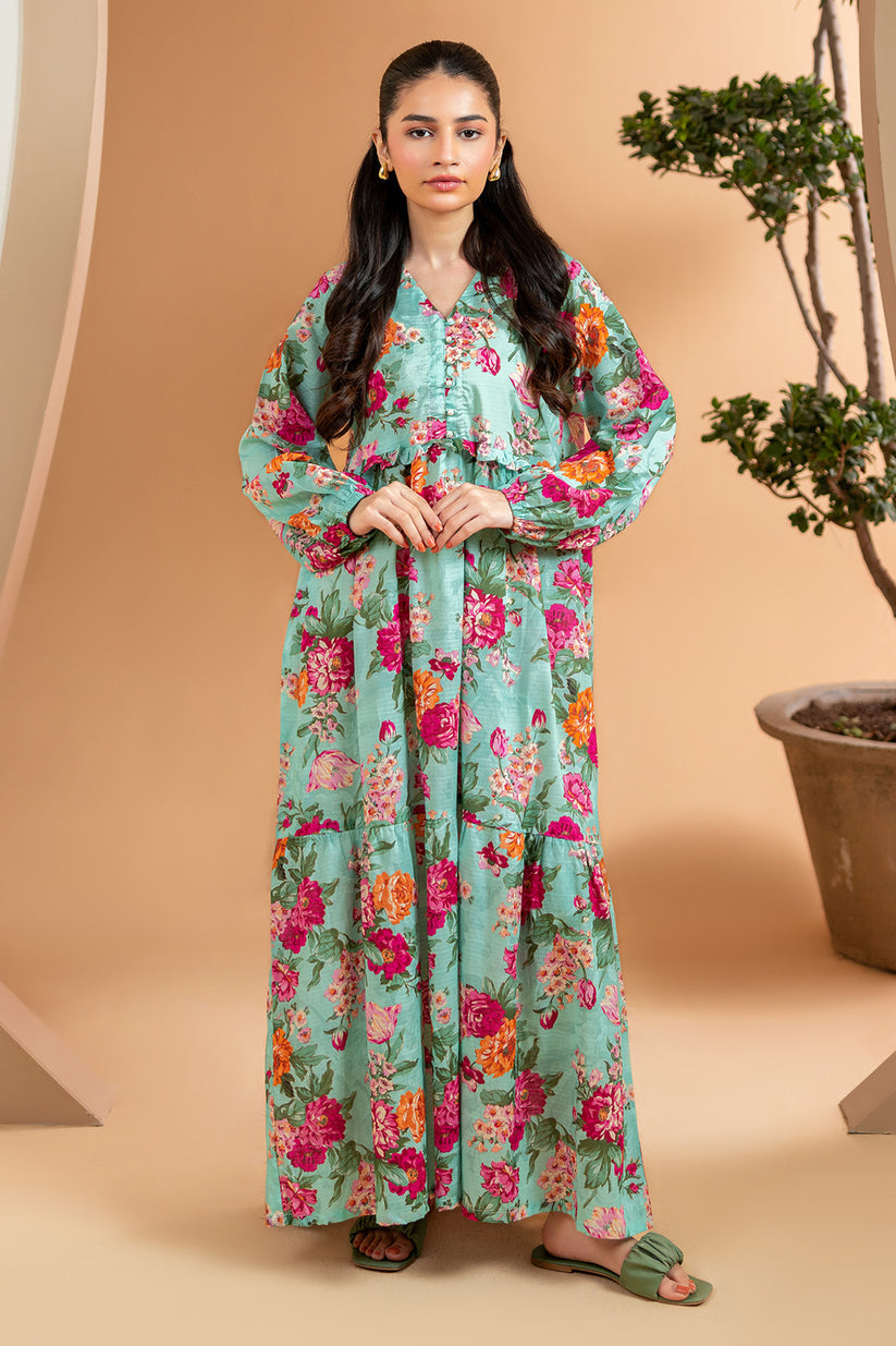 ZEELLBURY 01 PC STITCH TUNICS / GREEN