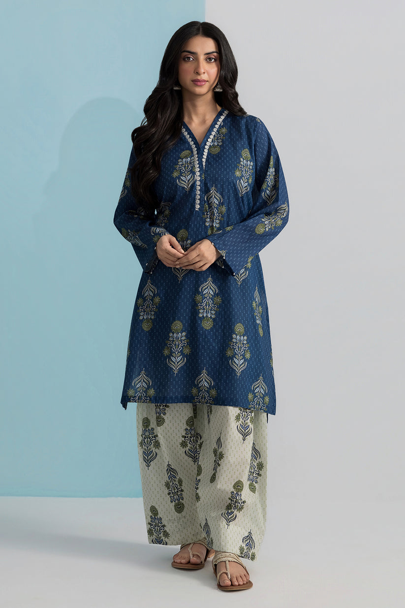 ZELLBURY 01 PC STITCH KURTI / BLUE -0153021