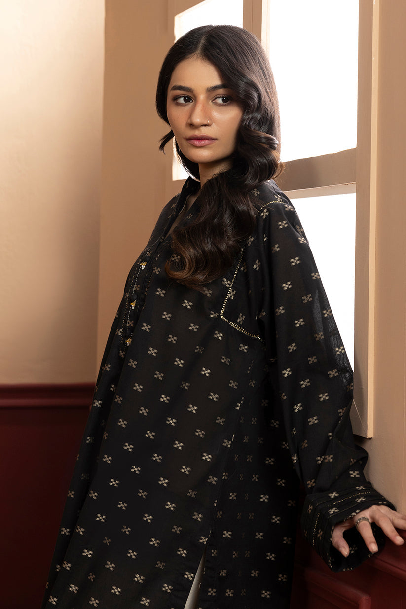 zellbury 01 pc stitch kurti / black