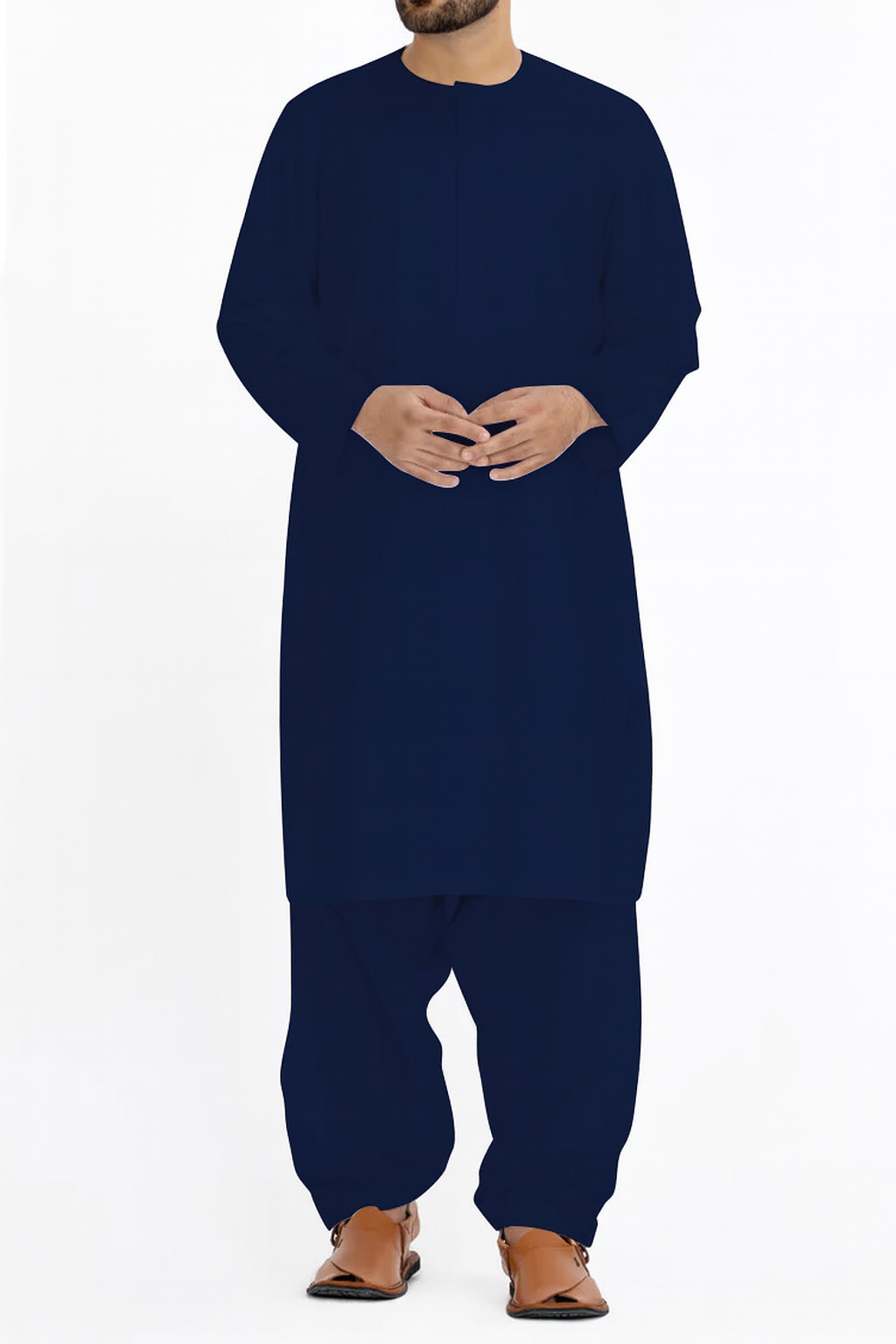 J. Mens Stitch/Shalwar Kameez Navy