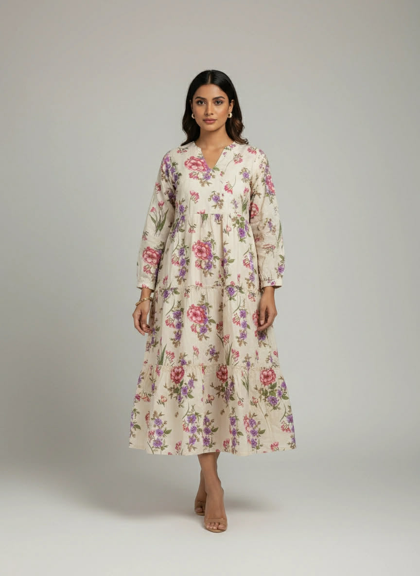 ZELLBURY 01 PC STITCH TUNICS / CREAM