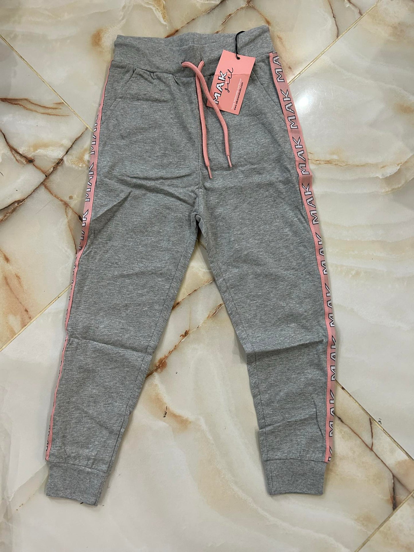 alkaram 02 pc stitch tourser / grey