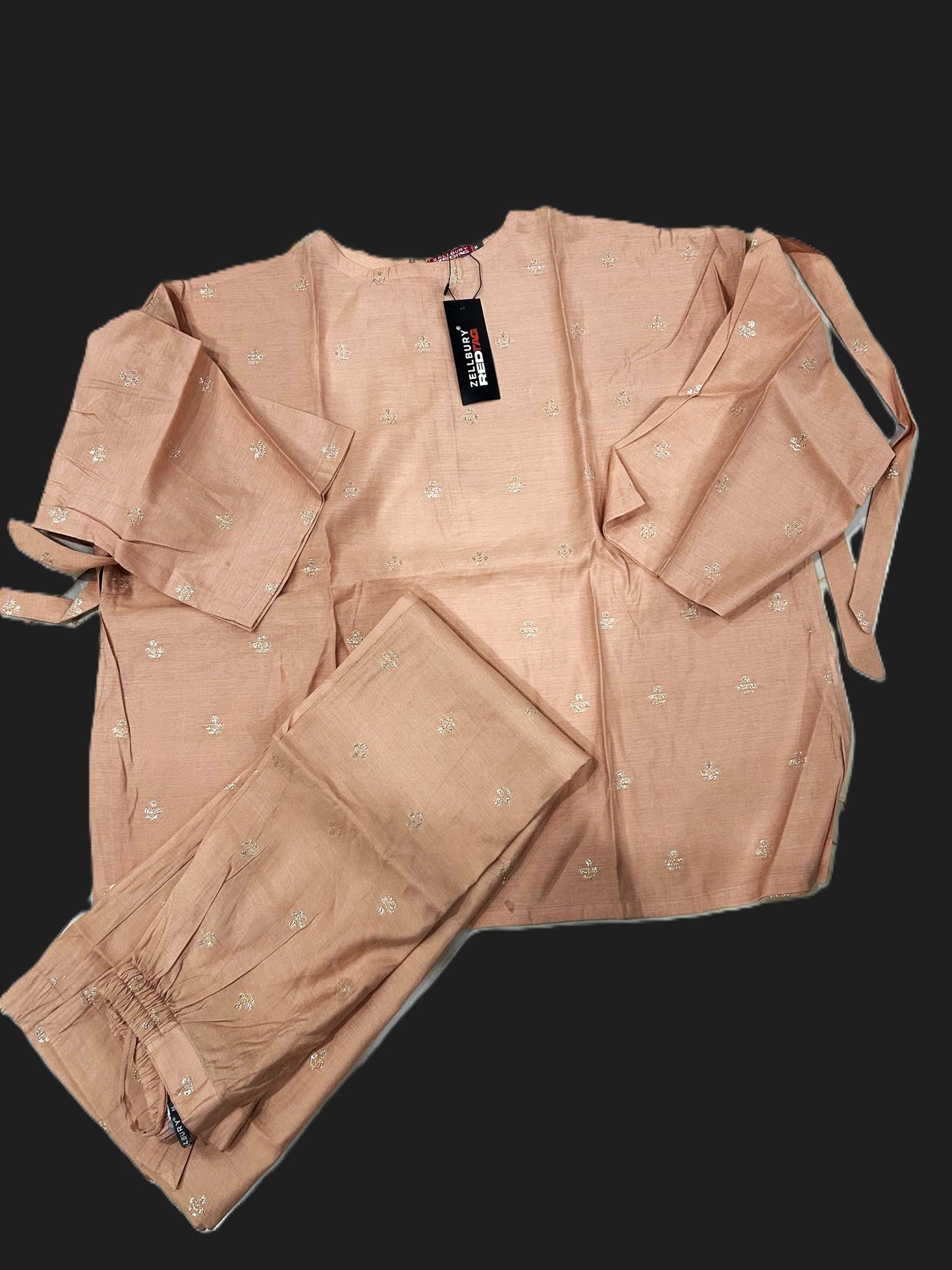 ZELLBURY.2PC-STITCH/WOMEN-PINKSTARLIGHT