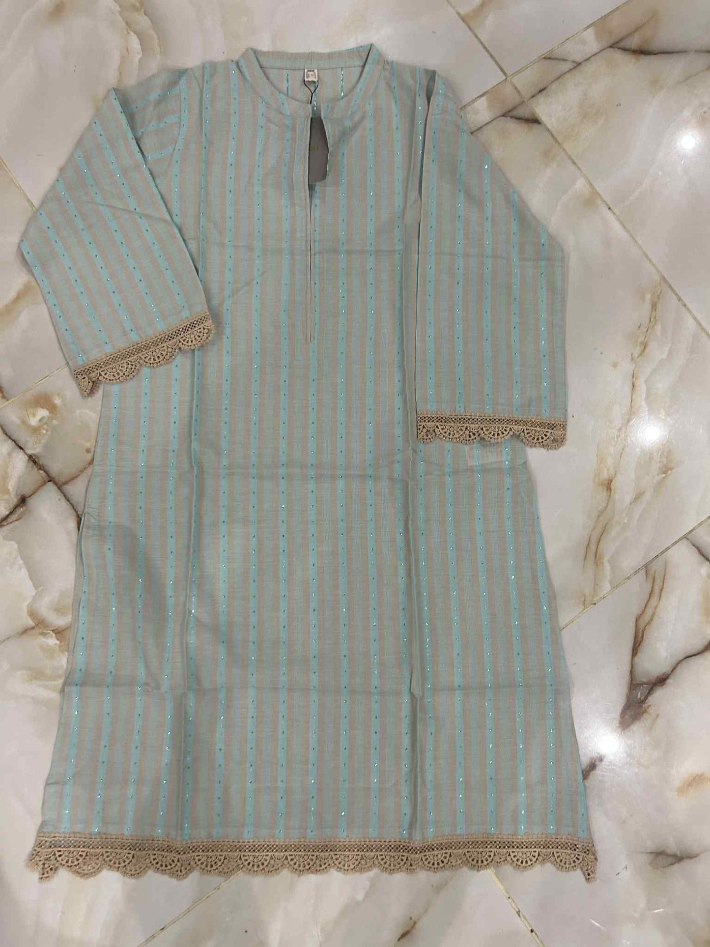 NISHAT 01pc STITCH KURTI / GREEN