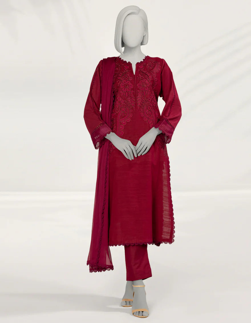 J. 03PC STITCH/MAROON-012